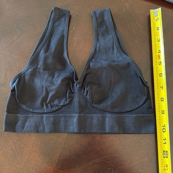 New! Bundle 3 Black Bralettes XXL Fit Like A small - Picture 5 of 9
